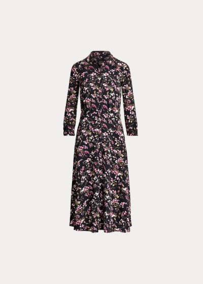 Women's Ralph Lauren Floral Crepe Dresses | 560142PND